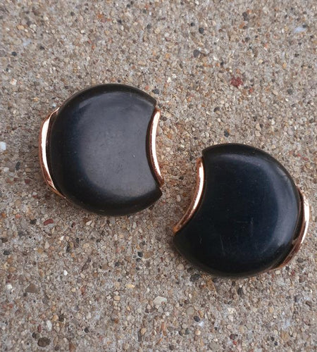 Vintage Acrylic and Metal  Clip On Cluster Earrings Kargo Fresh