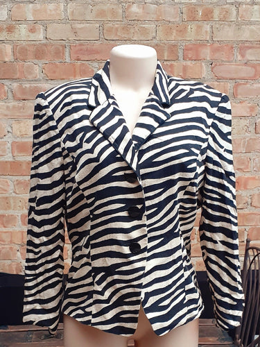 Vintage Adrianna Papell Silk Blazer 16 Kargo Fresh