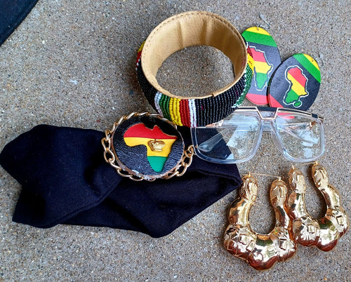 Vintage Africa Medallion Accessories Bundle Kargo Fresh