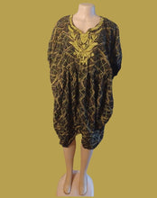 Load image into Gallery viewer, Vintage African Nile Queen Midi Kaftan One Size Kargo Fresh
