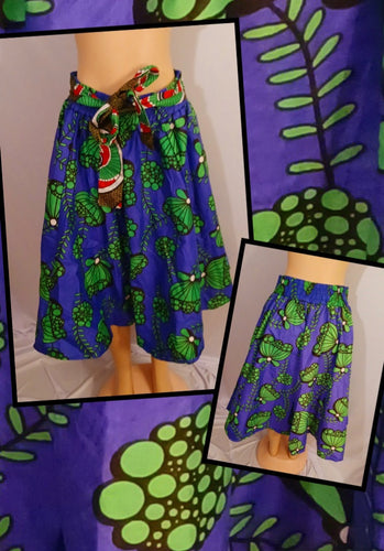 Vintage African Print Skirt L/XL Kargo Fresh