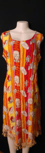 Vintage Afrocentric Peasant Dress L/XL Kargo Fresh