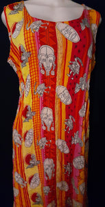 Vintage Afrocentric Peasant Dress L/XL Kargo Fresh