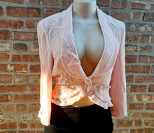 Load image into Gallery viewer, Vintage BCBGMAXAZRIA Rayon Silk Velvet Blazer Size Kargo Fresh
