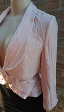 Load image into Gallery viewer, Vintage BCBGMAXAZRIA Rayon Silk Velvet Blazer Size Kargo Fresh
