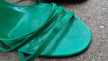 Load image into Gallery viewer, Vintage Beverly Feldman Flower Strappy Heels Size 7.5 Kargo Fresh
