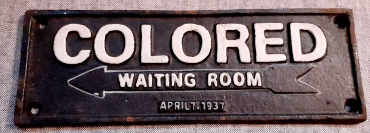 Vintage Black Americana Colored Sign Kargo Fresh