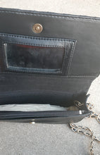 Load image into Gallery viewer, Vintage Black Faux Leather Caviar Bag Kargo Fresh
