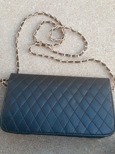 Vintage Black Faux Leather Caviar Bag Kargo Fresh