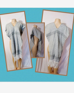 Vintage Boho Cotton Poncho Kargo Fresh