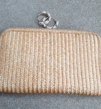 Load image into Gallery viewer, Vintage Boho Straw Clutch and Earrings Set Kargo Fresh
