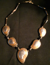 Load image into Gallery viewer, Vintage Bovine  Brass and Copper  Necklace Kargo Fresh
