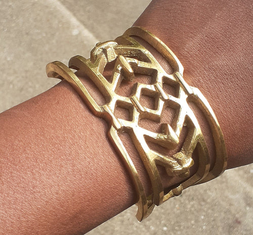 Vintage Brass Bangle Kargo Fresh