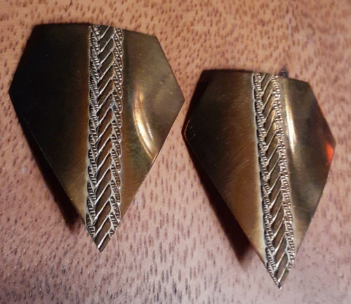 Vintage Brass Cluster Earrings Kargo Fresh