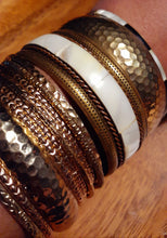 Load image into Gallery viewer, Vintage Brass and Metal Bracelet Set Kargo Fresh
