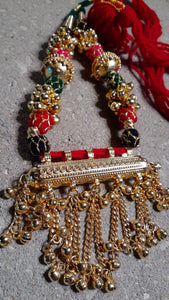 Vintage Chunky India Ceremony Charm Necklace Kargo Fresh