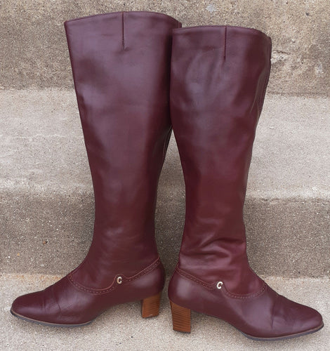 Vintage Cobbies Hippie Leather Boots Size 8.5 Kargo Fresh