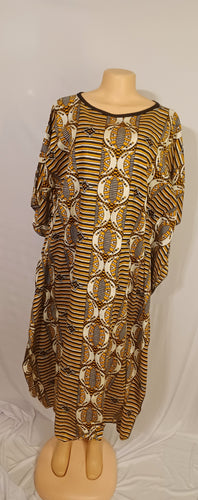 Vintage Cotton African Kaftan One Size Kargo Fresh