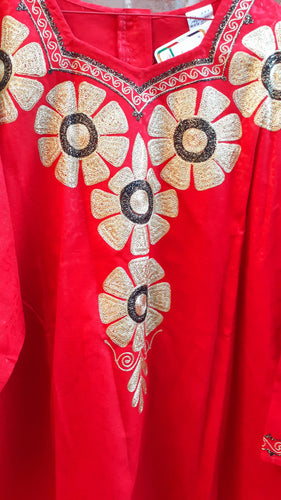 Vintage Cotton African Stars Kaftan 1980s One Size Kargo Fresh