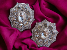 Load image into Gallery viewer, Vintage  Crystal Stud Clip On Earrings Kargo Fresh
