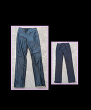 Load image into Gallery viewer, Vintage DKNY Leather Front Mixed Media Pants Size 2 Kargo Fresh
