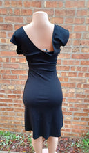 Load image into Gallery viewer, Vintage Diane Von Furstenberg Black Wool Dress 4 Kargo Fresh
