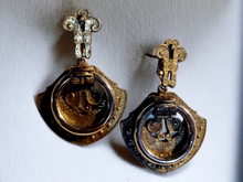 Load image into Gallery viewer, Vintage Donald Stannard Brass Door knocker clip ons Rare Kargo Fresh
