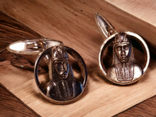 Load image into Gallery viewer, Vintage Egyptian Revival Pharoah Cuff links Kargo Fresh
