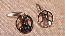 Load image into Gallery viewer, Vintage Egyptian Revival Pharoah Cuff links Kargo Fresh
