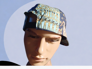 Vintage Egyptian themed baseball cap 80s Kargo Fresh