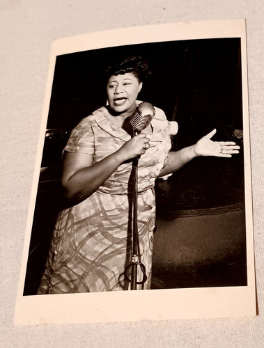 Vintage Ella Fitzgerald post Card Kargo Fresh