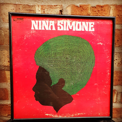 Vintage Framed Up Front RBG Nina Simone Vinyl Art Kargo Fresh