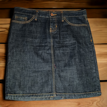 Load image into Gallery viewer, Vintage Gap 1969 denim Limited Edition Dark wash denim skirt 6 Kargo Fresh
