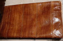 Load image into Gallery viewer, Vintage Genuine Snakeskim Clutch 1980s Kargo Fresh
