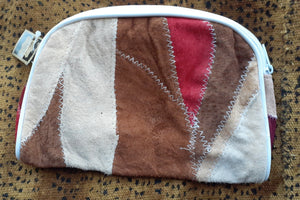 Vintage Genuine Suede Coin/Toiletries Bag Kargo Fresh