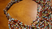 Load image into Gallery viewer, Vintage Glass Bead Multi Strand Layering Necklace Kargo Fresh

