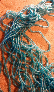 Vintage Glass Bead Multi Strand Layering Necklace Kargo Fresh