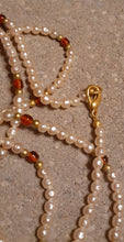 Load image into Gallery viewer, Vintage Glass Bead and Genuine Pearl Collar Necklace Kargo Fresh

