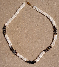 Load image into Gallery viewer, Vintage Glass Bead and Genuine Pearl Collar  Necklace Kargo Fresh
