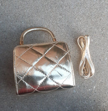 Load image into Gallery viewer, Vintage Gold Pill Box Purse Kargo Fresh
