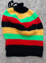 Load image into Gallery viewer, Vintage Hand Crochet Rasta Cap Kargo Fresh
