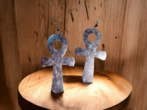 Vintage Handmade Ankh Earrings Kargo Fresh