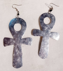 Vintage Handmade Ankh Earrings Kargo Fresh