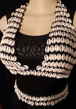 Load image into Gallery viewer, Vintage Handmade Cowrie Shell Bikini Bra and Belt Kargo Fresh
