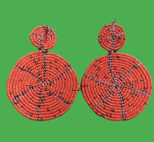 Load image into Gallery viewer, Vintage Handmade MAASAI Bead Earrings Kargo Fresh
