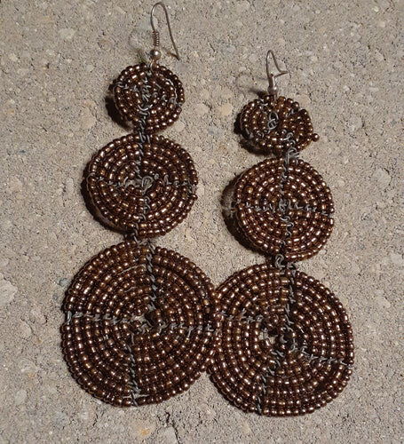 Vintage Handmade MAASAI Bead Earrings Kargo Fresh