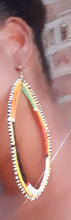 Load image into Gallery viewer, Vintage Handmade MAASAI Bead Hoop Earrings Kargo Fresh
