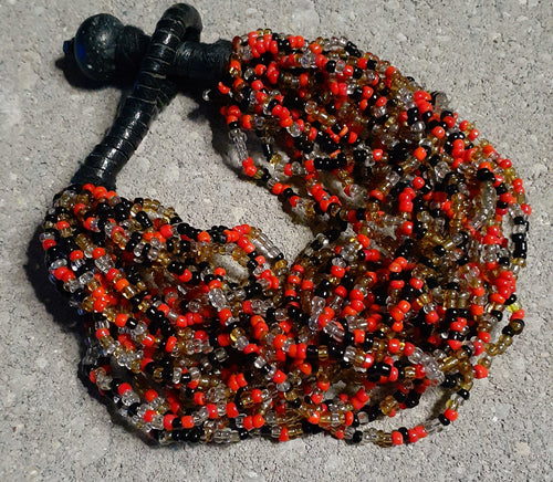 Vintage Handmade Multi Strand Glass Bead Bracelet Kargo Fresh