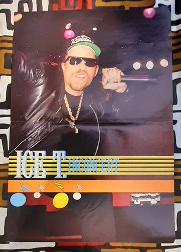 Vintage ICE -T Magazine Poster 1988 Kargo Fresh