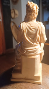 Vintage Italian Resin Moses Statue Kargo Fresh